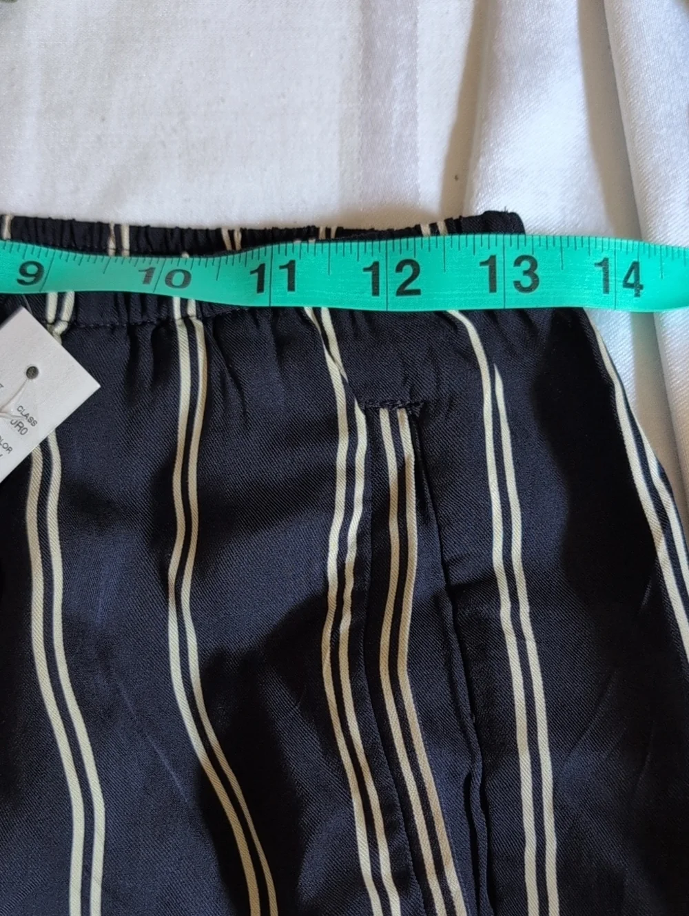J Crew Petite Cosmo pant in stripe CP955 Size S NWT Navy White